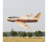 Avión RC de ala fija EDF F-86 Sabre Golden Hawk de 30 mm, 3CH, 1S y 380 mm de envergadura KIT+EDF