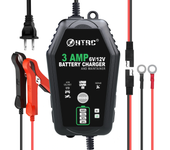 Cargador de batería HTRC 6V 12V 3A 60W para carga y reparación de baterías de plomo-ácido de automóviles y motocicletas