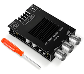 YS-XPSM 150Wx2 TDA7498E Estéreo Ajuste de Agudos y Bajos bluetooth 5.0 Módulo de Amplificador de Potencia de Audio de Do