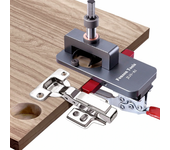 Fonson Tools 35mm Plantilla de taladro oculta para bisagras de puerta Herramienta de montaje de bisagras de puerta para