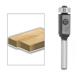 6mm 1/4 Pulgada 6,35mm Vástago 2 Flautas Broca de Enrutador de Corte de Inserción de Carburo de Bordes de Cuchillo de Re
