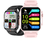 Reloj inteligente impermeable IP68 L81 con pantalla HD de 1.95 pulgadas, llamadas por bluetooth, monitor de frecuencia c