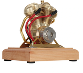 R28 4.3CC Mini OHV V-Twin V2 Motor Doble cilindro Cuatr tiempo Motocicleta Gasolina IC Motor Modelo