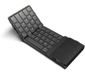 Teclado Bluetooth 5.1 portátil, mini, plegable, inalámbrico, con 3 modos de conexión para tabletas y teléfonos con Windo