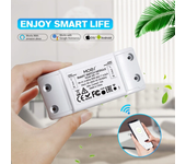 Interruptor de luz inteligente Mouehouse Wi-Fi con temporizador, compatible con la aplicación Smart Life y control remot