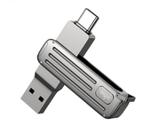 Aigo W381 USB3.2 Gen1 Pen Drive USB-A y Tipo-C 256GB 128GB 220MB/s Velocidad Rápida Pendrive U Disco para Teléfono Lapto