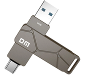 Unidad flash DM PD198 USB3.2 y Type-C de 64GB 128GB de alta velocidad, pendrive de memoria portátil