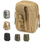 Bolso táctico para la cintura de 5,5 pulgadas para hombres, con funda para teléfono celular, billetera, bolsillo, ideal