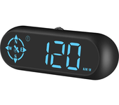 G9 HUD de coche Pantalla de visualización frontal GPS para automóvil Velocímetro multifuncional Brújula Pantalla frontal