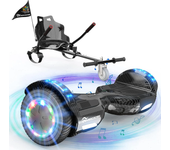 [EU Direct] EVERCROSS XP9M+KT Scooter Autobalanceado para Niños con Asiento y Bluetooth y Luces LED Batería de 24V 4Ah M