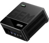 AOOSTAR GEM12+ AMD Ryzen 7 PRO 8845HS Mini PC de 8 núcleos y 16 hilos, 32 GB de RAM DDR5, 1 TB de SSD, salida de pantall