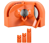 4PCS Afilador de Brocas Eléctrico Profesional 11x6x7 cm Acero de Alta Velocidad Plástico Naranja para Taladros Eléctrico