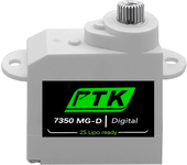 Servo digital de metal PTK 7350 MG-D 5g para avión EPP E3P,helicóptero RC mini para interiores