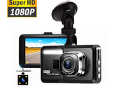 Cámara de coche Dash Cam HD 1080P de 3,0 pulgadas grabando video grabado de conducción imagen de reversa monitoeo de est