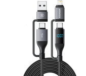 MENSAJE ES-X70 5A 100W USB-A/Type-C a Tipo C/iP Cable de Pantalla Digital Carga Rápida Transmisión de Datos Núcleo de Co