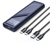 Adaptador de carcasa externa UGREEN M.2 NVMe SATA SSD para disco duro 10Gbps USB 3.2 Gen2 USB-C, compatible con interfac
