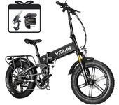 [EU Directo] Vitilan i7pro 3.0 Bicicleta eléctrica 48V 20AH SamsungBattery Motor de 750W Ruedas de 20*4.0 pulgadas 90KM