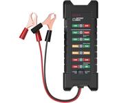 Probador de batería KINGBOLEN Bm410 versión de clip de cobre para coche de 12~24V, luz LED digital de 6, alternador de b