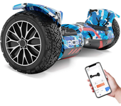[DIRECTIVA DE LA UE] Scooter de autoequilibrio RCB RH3 con altavoz Bluetooth, luz LED y «APP», motor de 200W, batería de