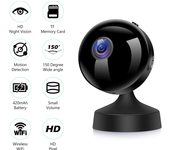 Cámara WiFi Mini V720 HD 1080p Grabadora de voz inalámbrica remota Videocámara Visión nocturna Cámara de seguridad domés