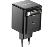 [GaN Tech] MENSAJE G652CE Cargador USB PD de 65W de 2 Puertos Tipo C+Tipo C Cable Retráctil Soporte PD3.0 QC4.0 PPS Carg