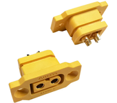 Conector hembra Amass XT60E-F XT60 de 5PCS con agujero de fijación para montaje