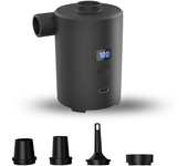 Bomba de aire portátil para exteriores Mini bomba de colchón de aire con pantalla USB recargable para flotadores de pisc