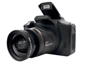 Cámara digital a batería con zoom largo y pantalla LCD de 2.4" y lente gran angular para fotógrafos principiantes y prof
