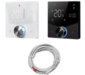 Termostato de perilla WiFi MoesHouse Tuya para calefacción eléctrica con pantalla LCD Control remoto a través de la apli