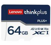 Tarjeta inteligente de alta velocidad Lenovo Thinkplus de 64 GB U3 para grabadora de conducción y cámara de teléfono