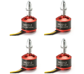 4PCS Racerstar BR2212 1000KV 2-4S Motor sin escobillas para modelos de aviones RC