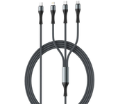 Cable LDNIO LC-94c 100W Tipo C a iP/Tipo C/Micro USB Carga Rápida Transmisión de Datos Núcleo de Cobre Línea de 1.2M de