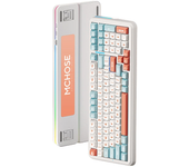 Teclado mecánico tri-modo MCHOSE K99 intercambiable en caliente RGB PBT Keycap 8000mAh 98 teclas Estructura de junta tec