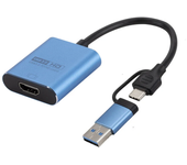 Convertidor Type-C a HDMI, Cable de Extensión USB-C a HDMI para Tarjeta de Gráficos Externa, Teléfono Móvil y Computador