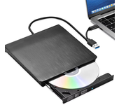 XD020 USB3.0+Type-C 2-en-1 Unidad Externa Slim DVD RW Grabadora Lector Reproductor Unidades Ópticas para Laptop PC Graba