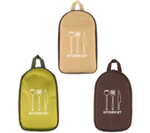 Bolsa organizadora de utensilios de cocina portátil para camping, funda conveniente para herramientas de barbacoa y coci