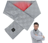 TENGOO Bufanda térmica eléctrica calentadora para exteriores,almohadillas calefactoras,calentador USB de 3 niveles,chal