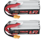 Batería URUAV 15.2V 720mAh 100C 4S LiPo con conector XT30 para el dron de carreras FPV GEPRC Cinelog30 V3