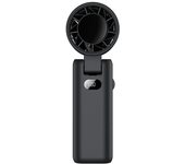 Ventilador de mano Mini Fan con pantalla digital,plegado 180°,suministro de aire en múltiples ángulos,ventilador USB,ven