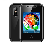 8XR Mini 2G GSM de 1.77 pulgadas Doble tarjeta SIM 480mAh Control táctil Función de vibración bluetooth Marcar MP3 Teléf