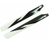 1 par de palas principales de 325 mm de fibra de carbono para helicóptero RC