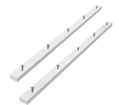 2PCS Mesa de sierra trineo de corte transversal con agujeros preperforados 3/4" x 3/8" x 17" Cortes precisos en madera I