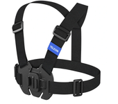Montaje de correa de pecho TELESIN, montaje de cinturón para GoPro 12 Hero 11 10 9 8 7 6 Insta360 SJCAM EKEN DJI Accesor