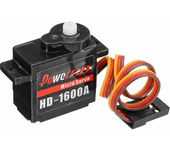 Servo Micro Power HD 1600A 1.3KG 6g compatible con Futaba JR para modelos de aviones RC
