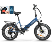 [EU DIRECT] SAMEBIKE LOTDM200-II Bicicleta eléctrica plegable de paso bajo 48V 13Ah Motor de 750W 20 pulgadas 80KM de au