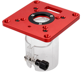 Placa de inserción de mesa de enrutador de aluminio multifuncional para trabajos de carpintería, recortadora eléctrica p