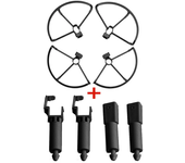 Conjunto de cubierta protectora de hélice de trípode de primavera con altura aumentada para el dron quadcopter RC X193/X