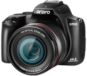 Cámara de video digital Ordro G700 4K 64MP 12X de zoom óptico con pantalla plegable de 3 pulgadas Enfoque automático man
