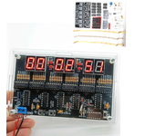 Kit de reloj DIY de 6 dígitos Reloj de alarma DIY con visualización automática Kit de práctica de soldadura para estudia