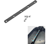 Piezas de actualización Accesorios Placa de refuerzo de chasis de fibra de carbono para Tamiya TT02 1/10 Piezas de coche